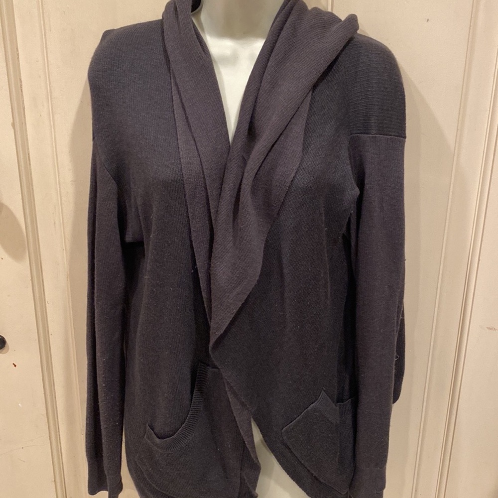 Lululemon Knit Soft Jacket With Collared Hoodie C… - image 1